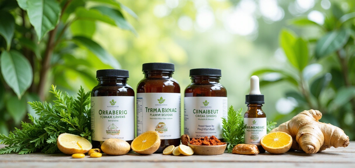 Organic supplement collection with natural ingredients